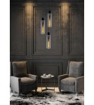 Pendant tube lamps - Lucide ORLANDO Pendant 3xE27 grey 74404/13/65 - product 4