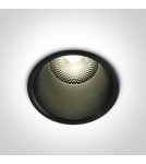 LED flush-mounted lamps - One Light SIMU 10W fixed recessed 3000K-3500K-4000K black 10110FD/B/V. - product 1