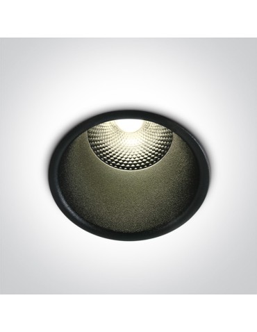 One Light SIMU 10W fixed recessed 3000K-3500K-4000K black 10110FD/B/V.