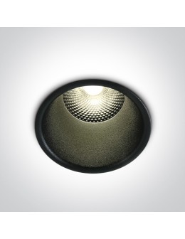 One Light SIMU 10W fixed recessed 3000K-3500K-4000K black 10110FD/B/V.