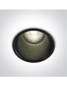 One Light SIMU 10W fixed recessed 3000K-3500K-4000K black 10110FD/B/V.