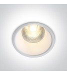 One Light SIMU wpust stały 15W 3000K-3500K-4000K biały  10115FD/W/V