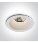 One Light TIMI wpust stały 6,5W 3000K-3500K-4000K biały IP65 10107WP/W/V