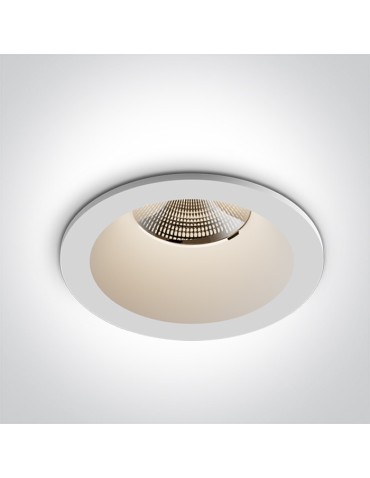 One Light TIMI fixed recessed 6.5W 3000K-3500K-4000K white IP65 10107WP/W/V