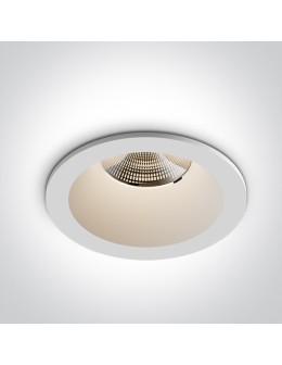 One Light TIMI wpust stały 6,5W 3000K-3500K-4000K biały IP65 10107WP/W/V