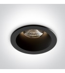 Flush-mounted hermetic lamps - One Light TIMI fixed recessed 6.5W 3000K-3500K-4000K black IP65 10107WP/B/V - product 1