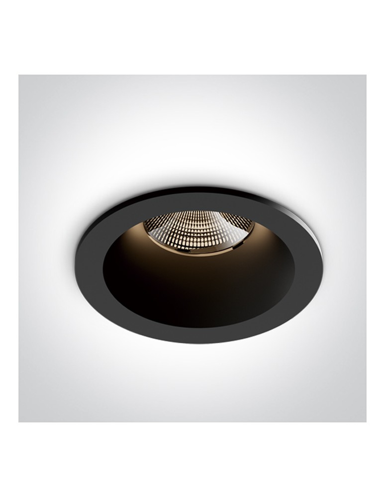Flush-mounted hermetic lamps - One Light TIMI fixed recessed 6.5W 3000K-3500K-4000K black IP65 10107WP/B/V - product kolory-swiatla.pl 1