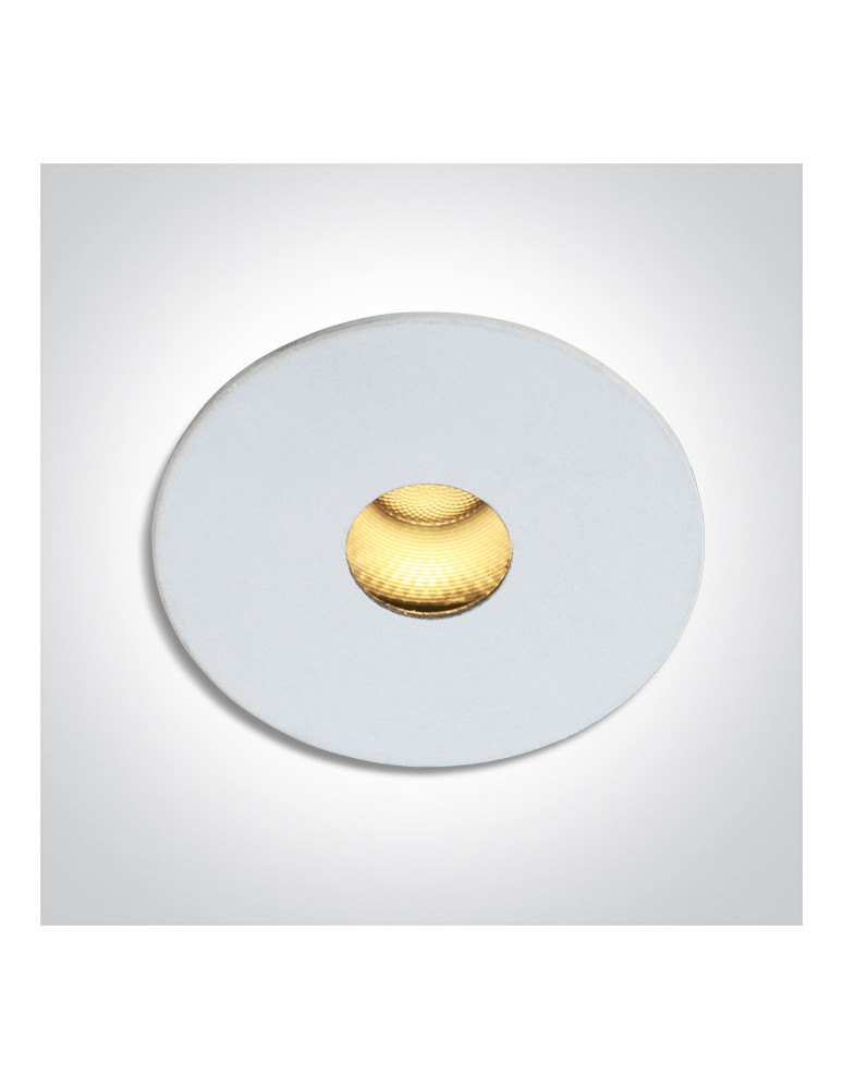 LED flush-mounted lamps - One Light TODA fixed recessed 6W 3000K white 10106L/W/W - product kolory-swiatla.pl 1