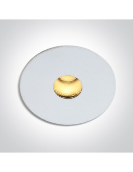 One Light TODA fixed recessed 6W 3000K white 10106L/W/W