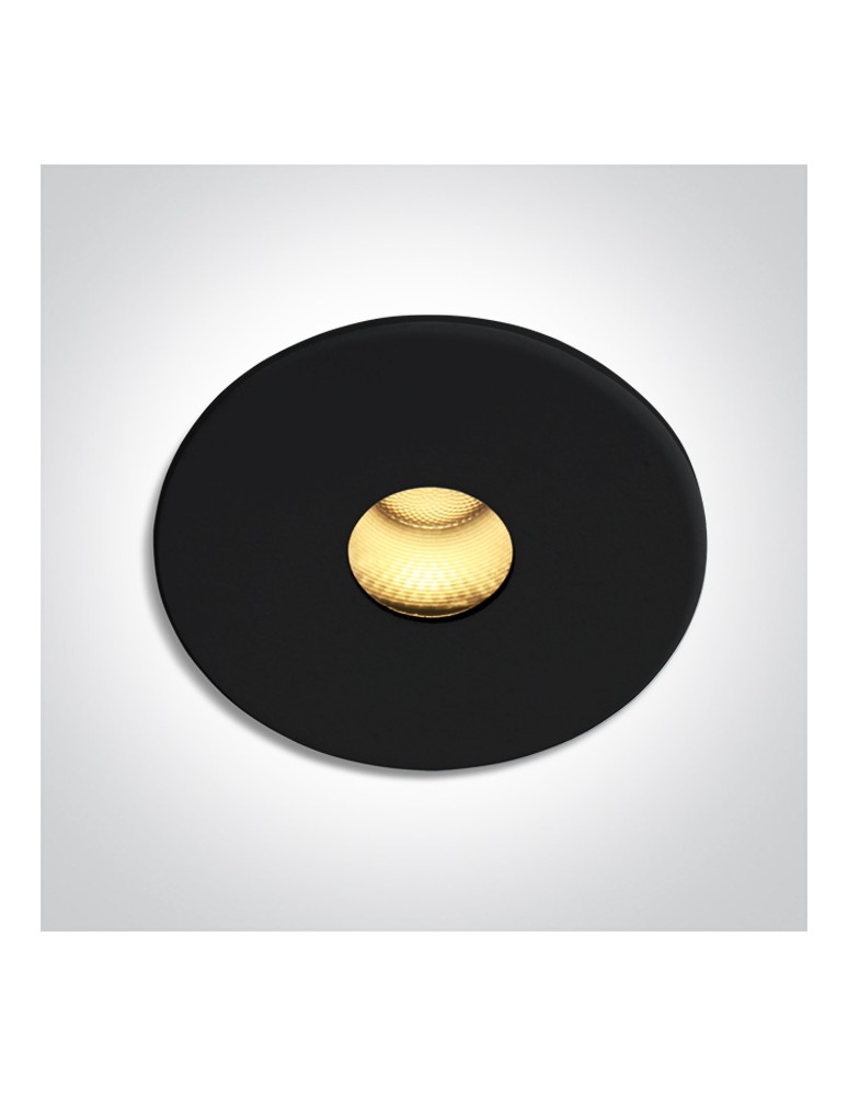 LED flush-mounted lamps - One Light TODA fixed recessed 6W 3000K black 10106L/B/W - product kolory-swiatla.pl 1