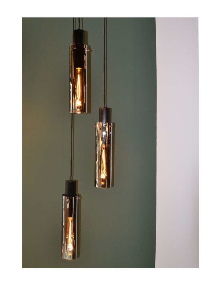 Lucide ORLANDO Pendant 3xE27 grey 74404/13/65