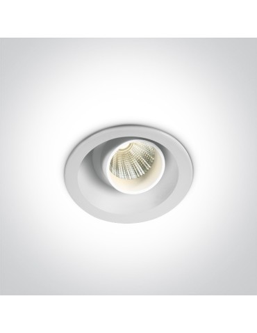One Light EMEK adjustable recessed 3W 3000K white 11103K/W/W.