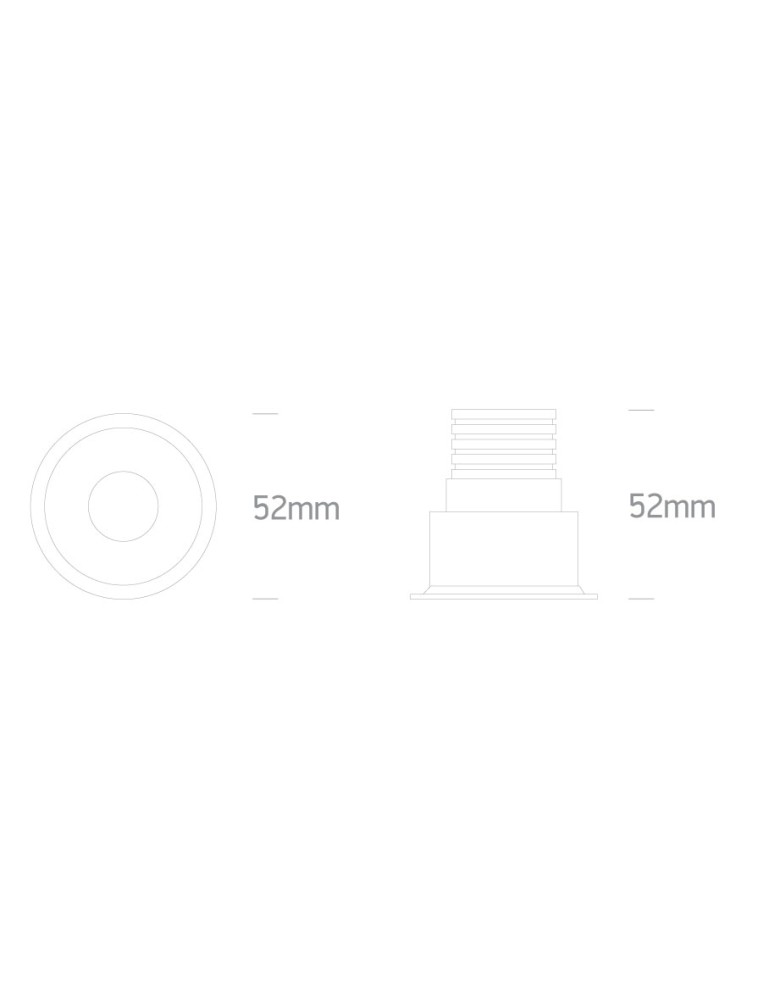 LED flush-mounted lamps - One Light EMEK adjustable recessed 3W 3000K white 11103K/W/W. - product kolory-swiatla.pl 2