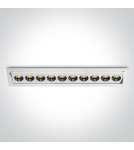 One Light FERO 10R wpust regulowany 24W 3000K biały  51024H/W/W