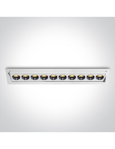 One Light FERO 10R adjustable recessed 24W 3000K white 51024H/W/W