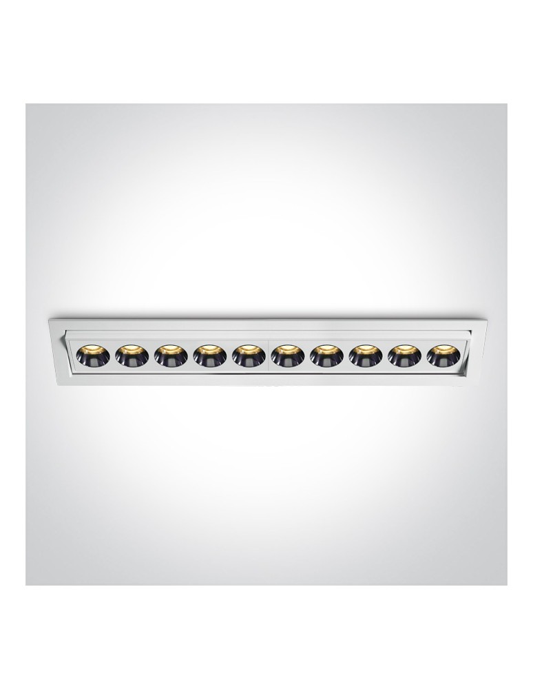 One Light FERO 10R wpust regulowany 24W 3000K biały  51024H/W/W