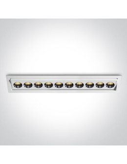 One Light FERO 10R wpust regulowany 24W 3000K biały 51024H/W/W