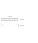 One Light FERO 10R wpust regulowany 24W 3000K czarny  51024H/B/W