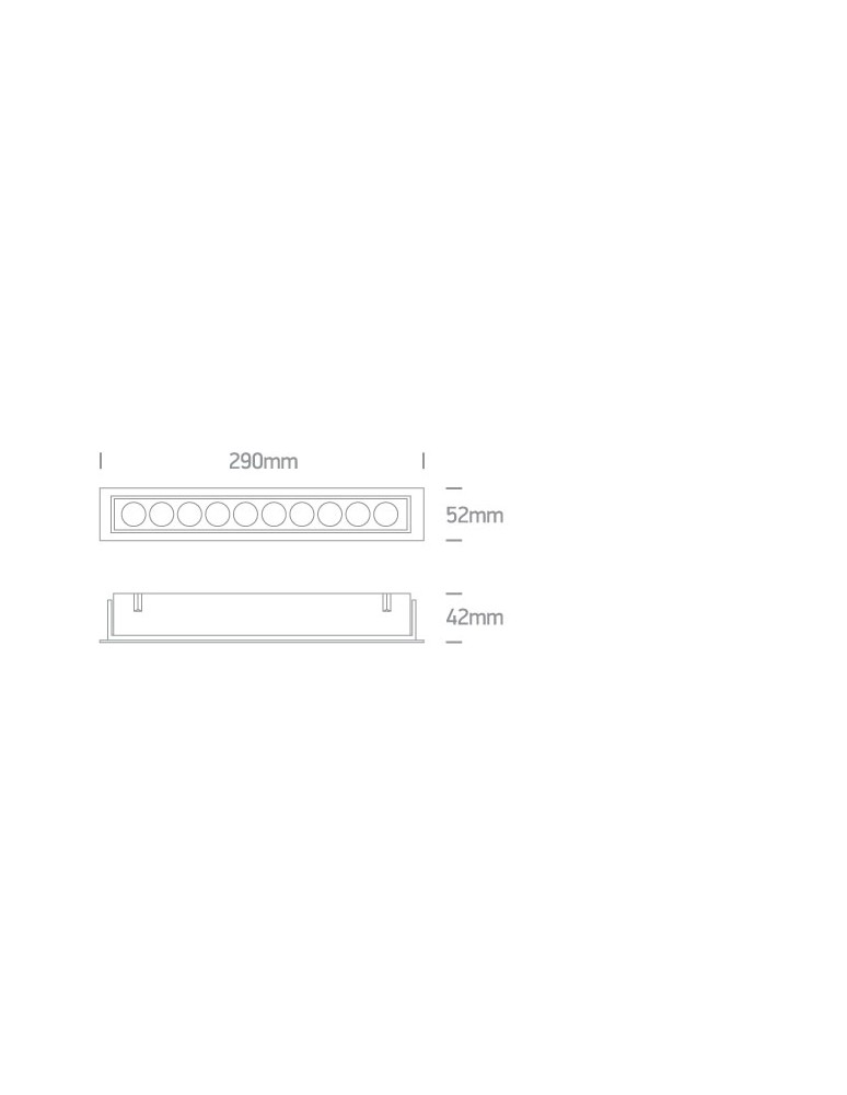 LED flush-mounted lamps - One Light FERO 10R adjustable recessed 24W 3000K black 51024H/B/W - product kolory-swiatla.pl 2