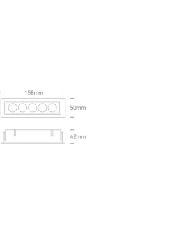 One Light FERO 5R adjustable recessed 12W 3000K white 51012H/W/W. - product 2