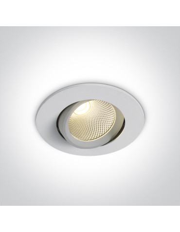 One Light GLIFADA wpust regulowany 7W 4000K biały  11107B/W/C