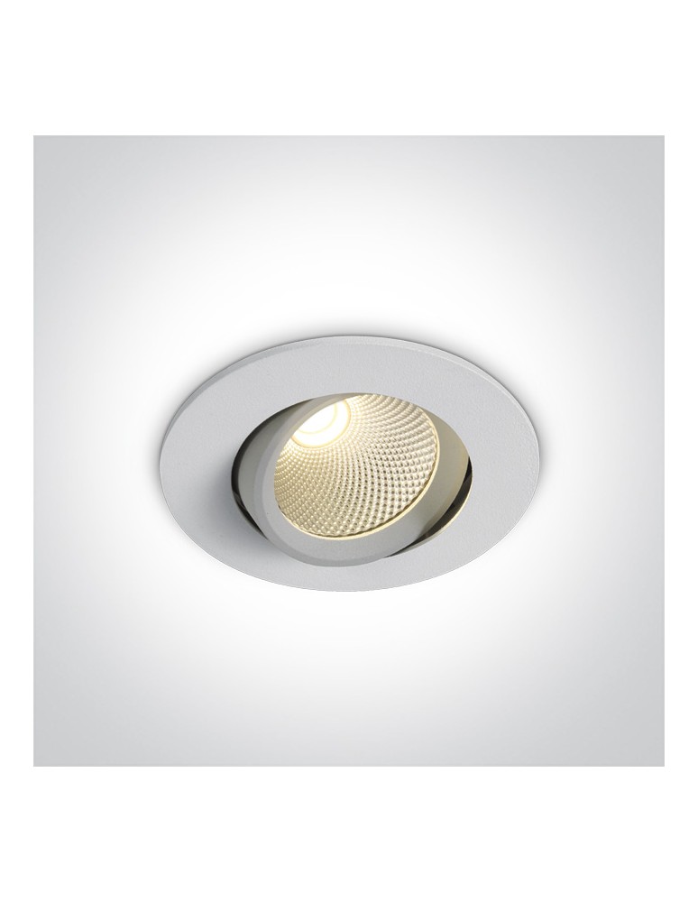 One Light GLIFADA wpust regulowany 7W 4000K biały 11107B/W/C One Light GLIFADA wpust regulowany 7W 4000K biały 11107B/W/C