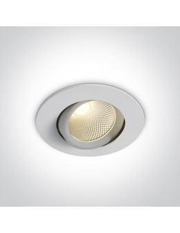 One Light GLIFADA adjustable recessed 7W 4000K white 11107B/W/C.