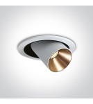 LED flush-mounted lamps - One Light IDIL adjustable 9W 3000K recessed white 11109B/W/W. - product 1