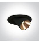 One Light IDIL wpust regulowany 9W 3000K czarny  11109B/B/W