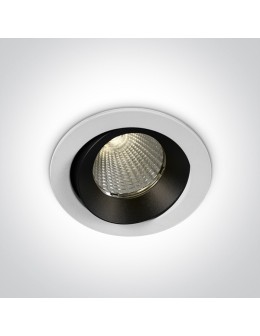 One Light KAMAN adjustable recessed 12W 3000K white IP65 11112P/W/W.