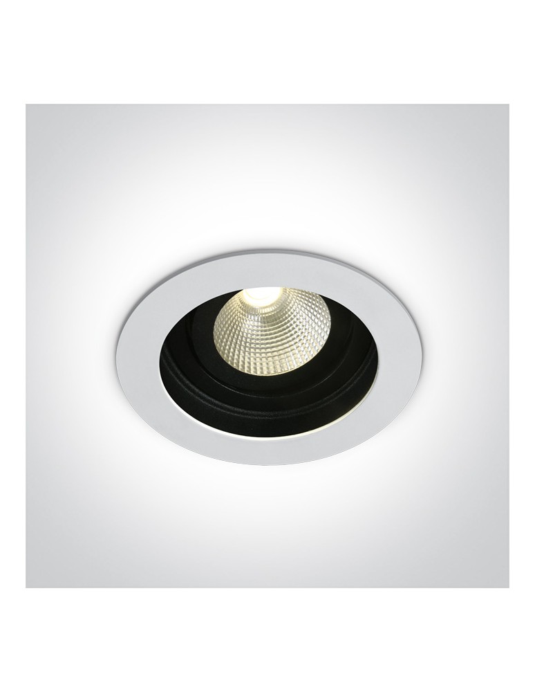 LED flush-mounted lamps - One Light KIRIKOS adjustable recessed 12W 3000K white IP44 11112E/W/W. - product kolory-swiatla.pl 1
