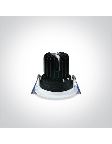 One Light KIRIKOS wpust regulowany 12W 3000K biały IP44 11112E/W/W - produkt 2