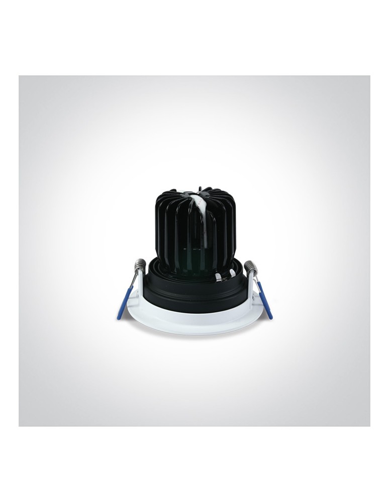 LED flush-mounted lamps - One Light KIRIKOS adjustable recessed 12W 3000K white IP44 11112E/W/W. - product kolory-swiatla.pl 2