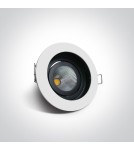 One Light KIRIKOS wpust regulowany 12W 3000K biały IP44 11112E/W/W One Light KIRIKOS wpust regulowany 12W 3000K biały IP44 11112E/W/W