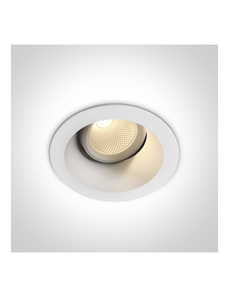 LED flush-mounted lamps - One Light KOROPI adjustable recessed 7W 3000K-3500K-4000K white 11107FD/W/V. - product kolory-swiatla.pl 1