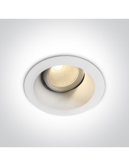 One Light KOROPI adjustable recessed 7W 3000K-3500K-4000K white 11107FD/W/V.