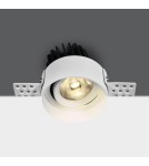 Frameless flush-mounted lamps - trimless - One Light MERSA frameless adjustable recessed 12W LED module white 11112T/W/W - product 1