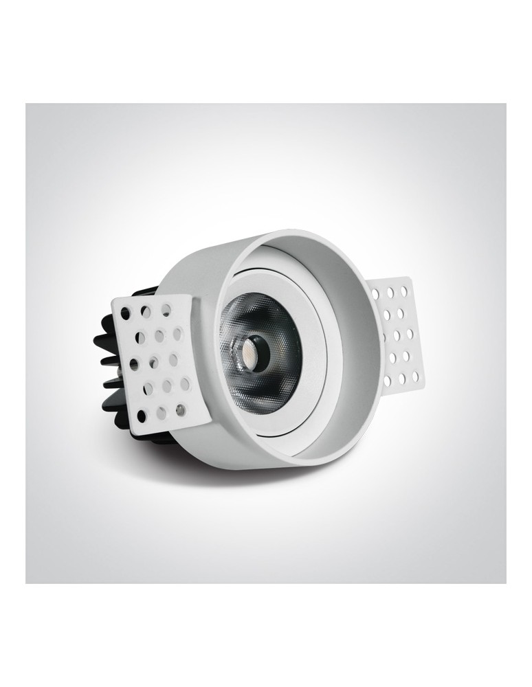 Frameless flush-mounted lamps - trimless - One Light MERSA frameless adjustable recessed 12W LED module white 11112T/W/W - product kolory-swiatla.pl 2