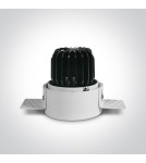 Frameless flush-mounted lamps - trimless - One Light MERSA frameless adjustable recessed 12W LED module white 11112T/W/W - product 3