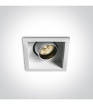 LED flush-mounted lamps - One Light SINDOS adjustable recessed 6W 3000K white 51106M/W/W. - product 1