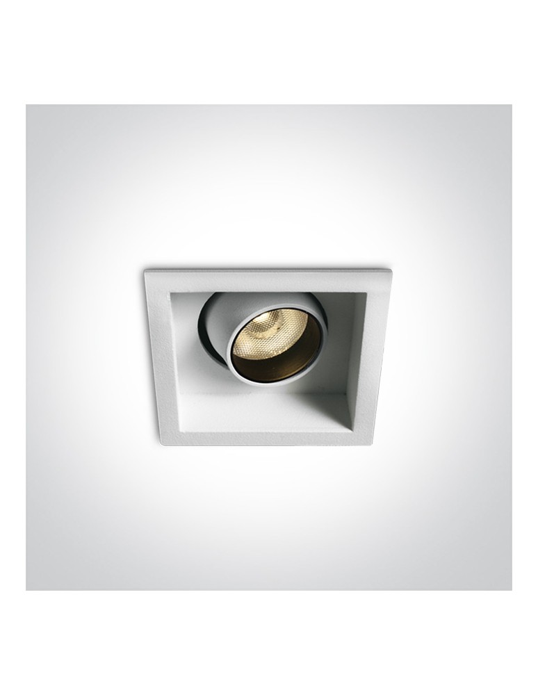 LED flush-mounted lamps - One Light SINDOS adjustable recessed 6W 3000K white 51106M/W/W. - product kolory-swiatla.pl 1