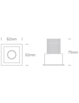 One Light SINDOS adjustable recessed 6W 3000K white 51106M/W/W. - product 2