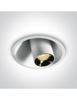 One Light SKITI O wpust regulowany 7W 3000K biały 11107T/W/W