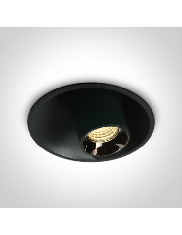 One Light SKITI O adjustable recessed 7W 3000K black 11107T/B/W.