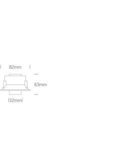 One Light SKITI O adjustable recessed 7W 3000K black 11107T/B/W. - product 2