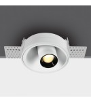 Frameless flush-mounted lamps - trimless - One Light SKITI T frameless adjustable recessed 7W LED module white 11107TTR/W/W. - product 1