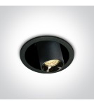 LED flush-mounted lamps - One Light TONA adjustable recessed 6W 3000K black 11106T/B/W. - product 1