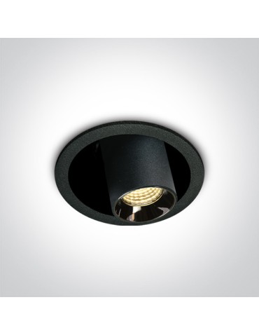 One Light TONA adjustable recessed 6W 3000K black 11106T/B/W.