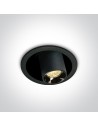 One Light TONA adjustable recessed 6W 3000K black 11106T/B/W.
