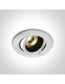 One Light TONO adjustable recessed 13W 3000K white IP54 11113D/W/W
